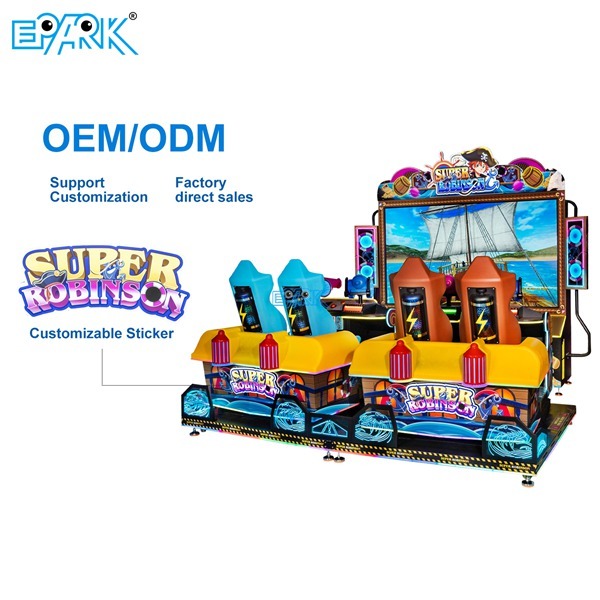 Coin Operated  Simulator 4D  Game Machine Super Robinson without Cabinet