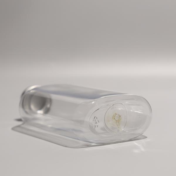 350ml Personalized Transparent Empty PET Bottle with Aluminum / Plastic Cap