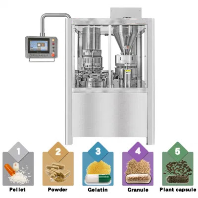 Stainless Steel Gelatin Capsule Filling Machine 138000caps/H