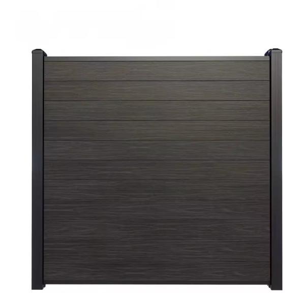 Customizable 6 Foot Horizontal Aluminum Fence Panels Individual Panel Size 5'*8' For Needs