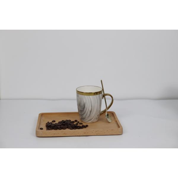 Customized Design 350cc Coffee Mug Porcelain Mug Ceramic Drinkware Mug for Europe Market