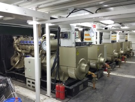 Промышленный генератор природного газа 300KW с резервным электропитанием 380KVA