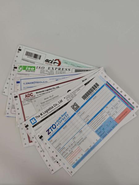Courier Air Waybill Paper For Express Barcode Scan With DHL FedEx UPS USPS For Waybills