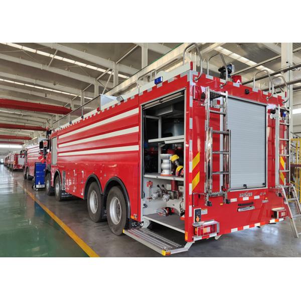 Heavy Weight Stainless steel Made Water Tanker Fire Truck 8×4 drive Chassis