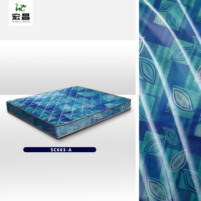 Resistência tecida 2.1m-2.25m azul do envelhecimento da tela do colchão da largura da forma