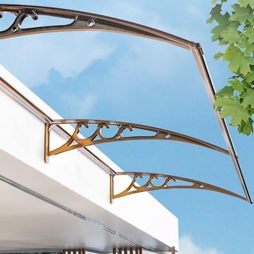 600mm Bracket de Telhado Branco O ajuste perfeito para o material de vela de policarbonato Canopy Porta