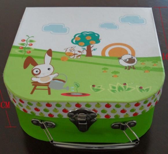 fine pur handmade handle gift box for xmas gift children box gift party gift