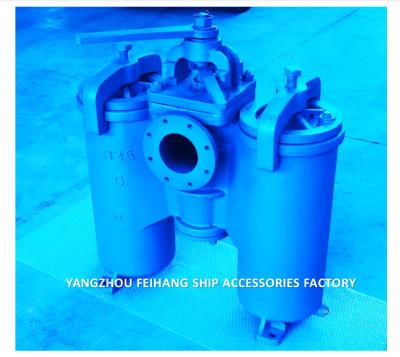 JIS 5k-100a Duplex Water Strainer Jis F7208 ( H Type ) Body Cast Iron Filter Cartridge Stainless Steel