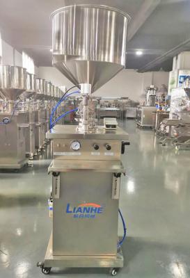 De aço inoxidável inoxidável de creme semi automático da máquina de enchimento da loção do ISO