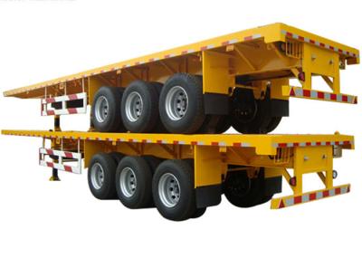 37 Ton Flatbed Tractor Trailer 20Ft Container Semi Transport