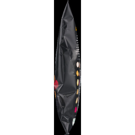 Black Printing Disposable Standup Coconut Chips Food Packing Bags with k