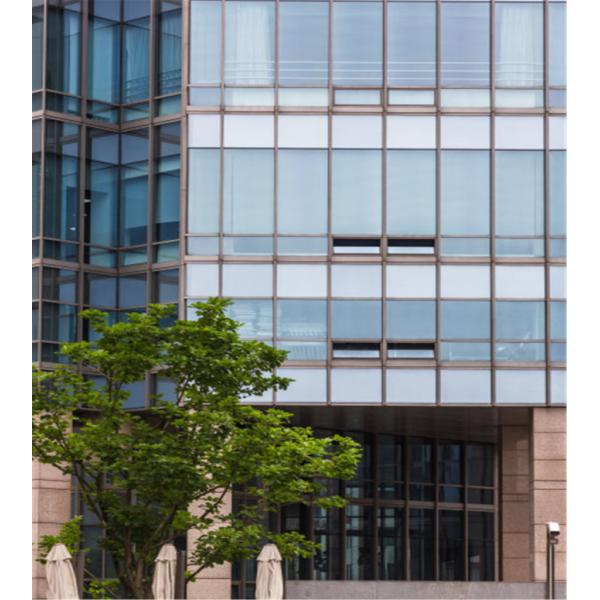 Modular Optical Low E Glass Curtain Wall Facade ISO3834