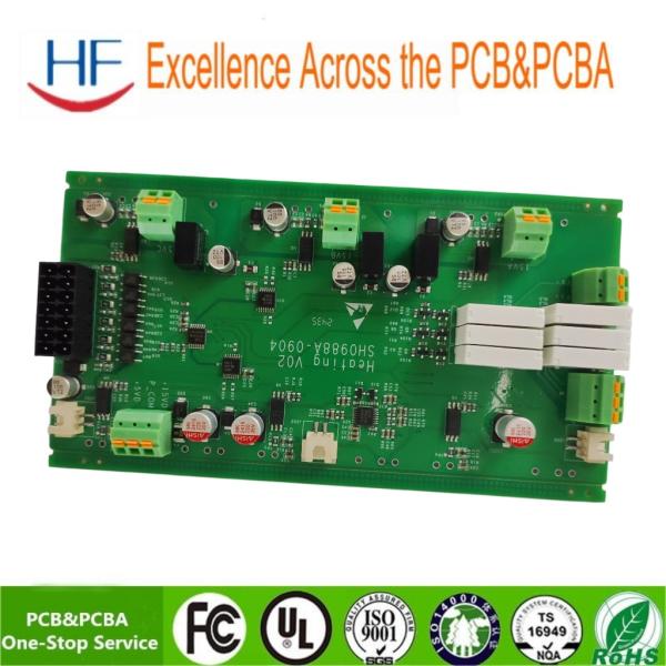 Serviço de montagem de PCB OEM personalizado com acabamento de superfície ENIG e máscara de solda verde