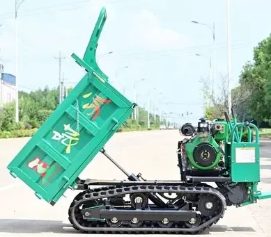 Light Duty Mining Machinery 1Ton 1.5Ton Maximum Load GF1000 Tracked Dumper Rubber Track Carrier Walking Speed