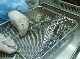 No Welded Joint Endoscope Sterilization Tray , Surgical Instrument Trays Stainless Steel