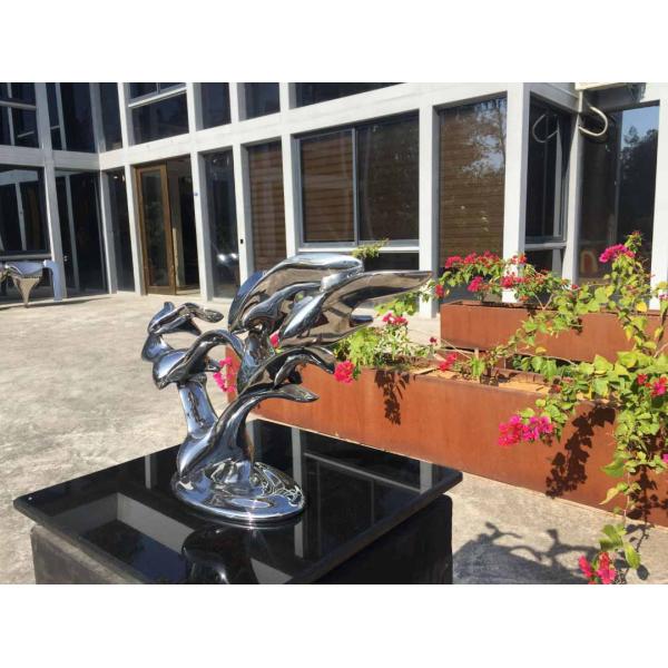 Esculturas animales del metal del acero inoxidable, esculturas animales modernas para la decoración de la oficina