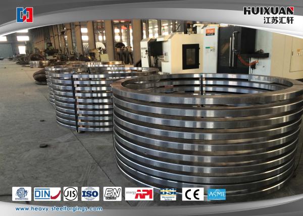 Heavy Steel Wind Power Flange Forging Q345D 50Mn 4140 Dia 9000mm