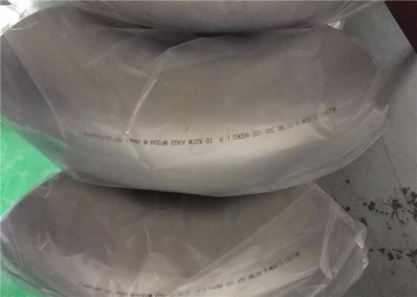 304 Duplex Stainless Steel Pipe Fittings 45 Degree Elbow For Pipeline ISO9001
