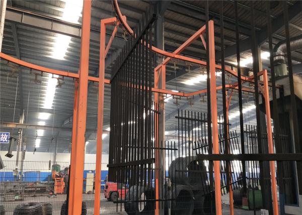 Akzo Nobel Powder Coated Steel Tubular Garrison Fence Panels 2100mm*2400mm