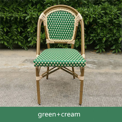 Outdoor Patio Furniture French Style Rattan Chair Paris Cafe Parisian Bistro Chairs