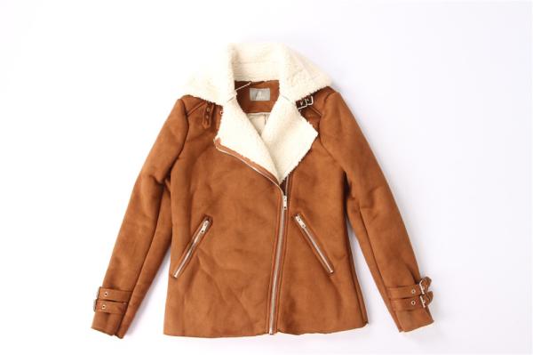Lady's Sueded Sherpa coats, Women's sueded jacket , very cool quality, stocks