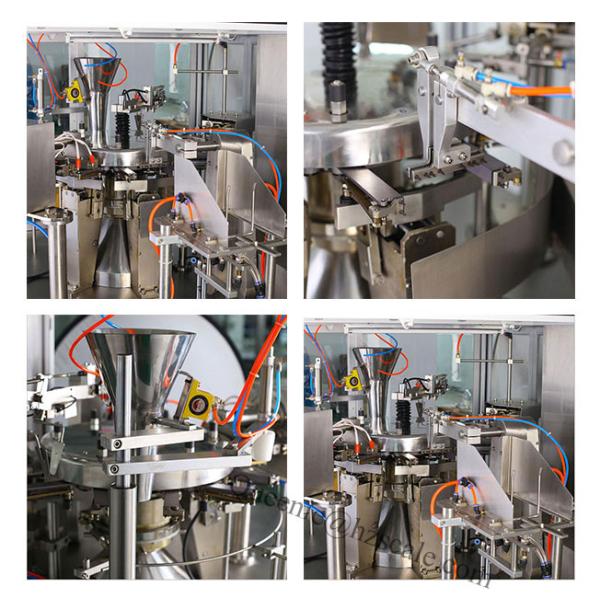 Zipper Bag Flat Pouch Rotary Packaging Machine For Chocolate Cookies 300g 500g