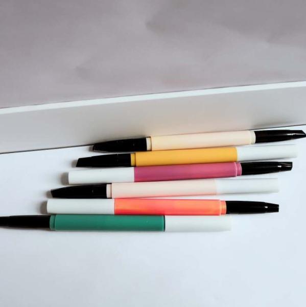 Double Ended Auto Eyebrow Pencil Slim Shape Long Standing Customizable