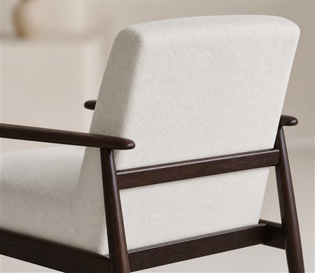 Solid Wood Upholstered Armchair CYC-014