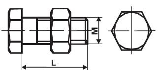 Hexagon Carbon Steel Bolts And Nuts Flange Connection Ductile Iron Fittings