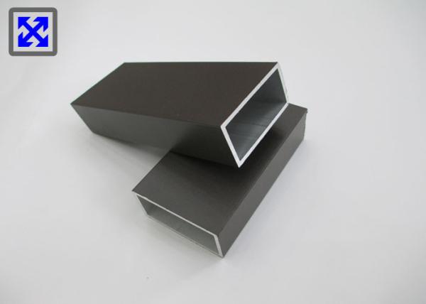 Black Painted 80 * 40 Aluminum Extrusion Profiles , Square Structural Aluminum Profiles