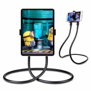 bâti en aluminium de col de cygne de lit de support de téléphone de 118cm