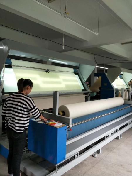 Fully Automatic Fabric Checking Machine With Rollers 1.5kw Main Motor Power
