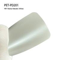 PET-PD201 PET film de film de mousse mat blanc métallique pour voiture PPF vinyle