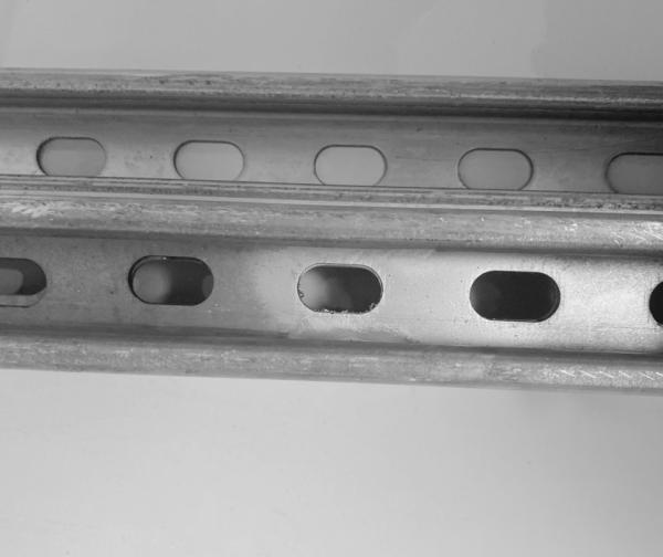 Easy Installation Slotted Hot Dip Galvanized Steel U Channel For Structural Support