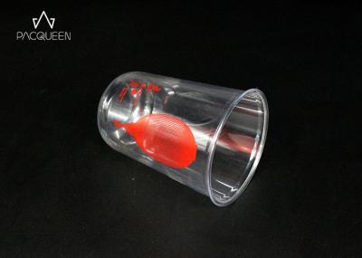 8 Oz / 12 Oz Clear Plastic Cups , 16 Oz Disposable Plastic Cups Logo Printed