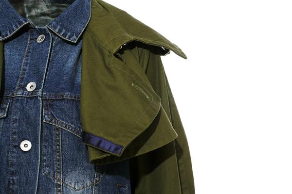 QUICK DRY Winter Use Women's Fashion Jacket High Street Contrast Women's Quilted Denim Jackets