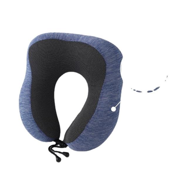 U Shaped Neck Pillow Travel Nap Sitting Sleeping by Car Memory Foam Pillow With Hood Customized for Home