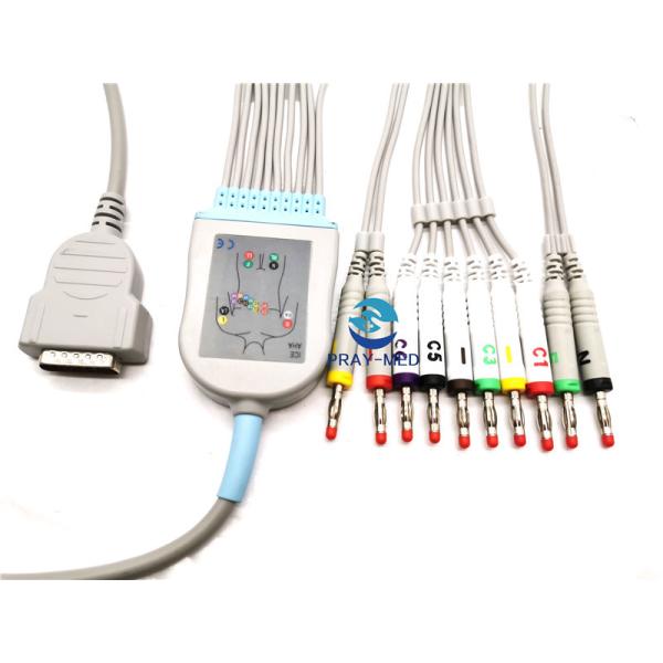 Câbles de GE Ecg de GE Marqutte MAC1000, fils de connexion fiables de GE Ecg de