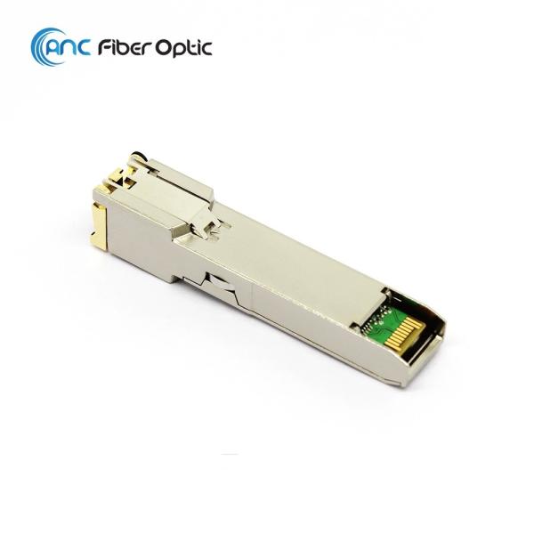 Nenhum conector RJ45 de cobre do transceptor 1.25G 10/100/1000M-T RJ45 100M da fibra ótica de DDM SFP