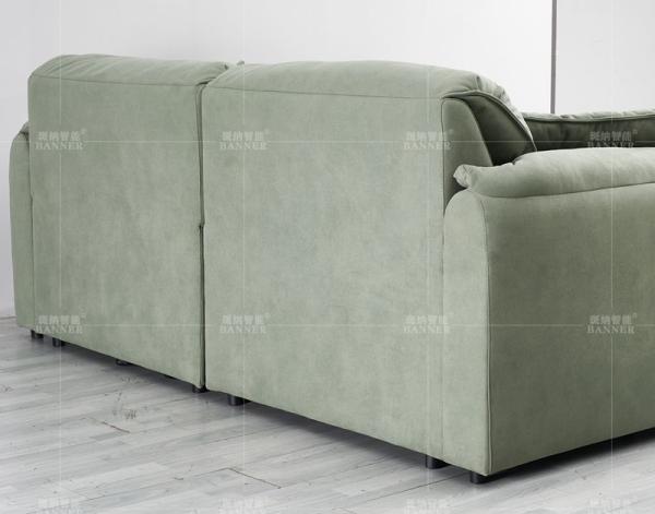 BN Technology Velvet Sofa Electric Recliner Nordic Italian Living Room Elephant Ear Extension Functional Sofa