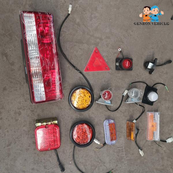 Factory Truck Triangle Reflector License Pate Led Light Lamp Trailer Parts Truck Spares
