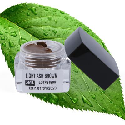 A composição semi permanente profissional de Eyebrown pigmenta 5ML a cinza clara Brown