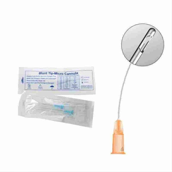 Blunt Needle Micro Cannula Certified Stainless Steel Blunt Needle for Dermal Fillers & Mesotherapy 30g 27g 25g 23g 21g 18g 50mm