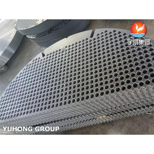 EN 10025-2 S235JR Баффлевая плита для теплообменника структурной поддержки и эффективности теплопередачи