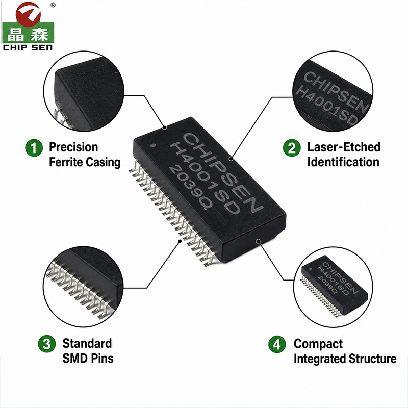 Stable Reliable H4001SD Network Transformer for Efficient Ethernet Connection