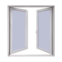 fenêtre vitrée en PVC / Upvc en double vitrage de style européen