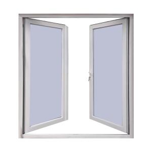 fenêtre vitrée en PVC / Upvc en double vitrage de style européen