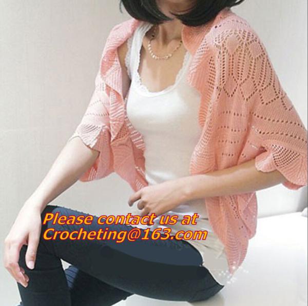 Fashion Knitted Cardigan Loose Pocket Hollow Long Sleeve Women Sweater Female Cardigans Women's Coats Sweaters
