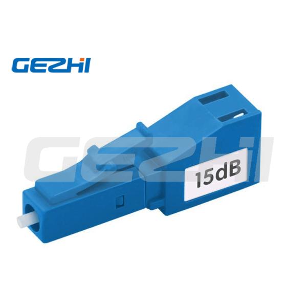 Material de plástico Attenuador de fibra óptica LC UPC 1dB-30dB Attenuador fixo variável