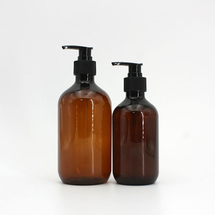 бутылка шампуня 121mm 280ml 480ml прозрачная янтарная